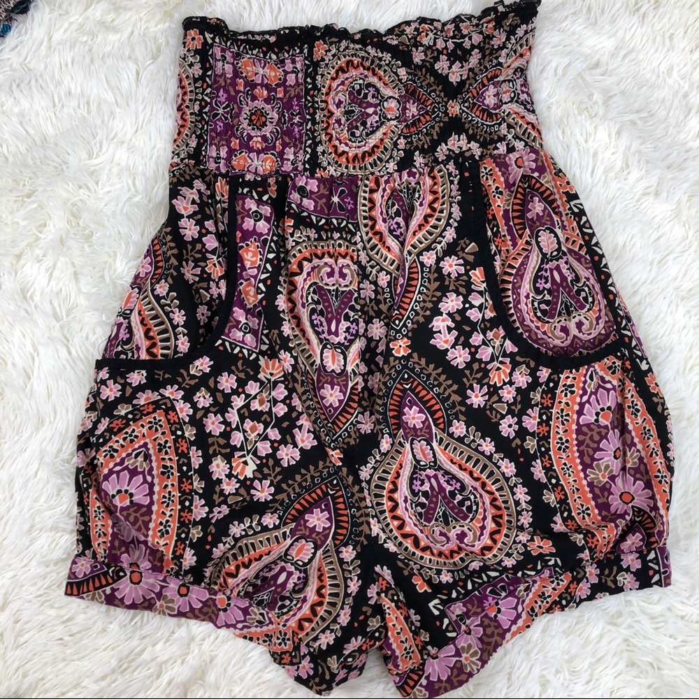 Fire Los Angeles Strapless Romper
